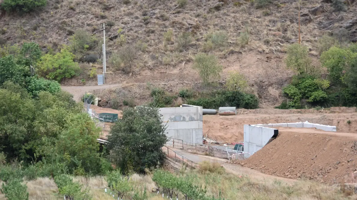 El puente de Campiel se acerca al final de las obras en Calatayud