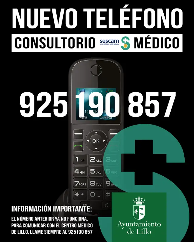 El consultorio de Lillo estrena número de teléfono de contacto