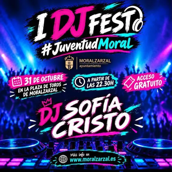 El I DJ Fest llevará música y nuevos talentos a Moralzarzal el 31 de octubre