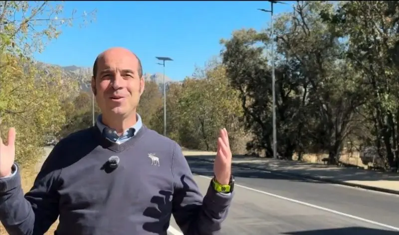 La M-615 ya cuenta con la instalación de alumbrado público terminada