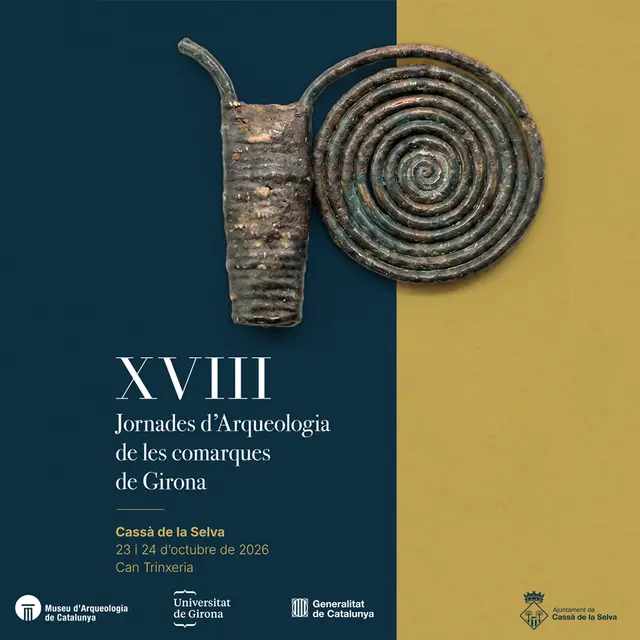Cassà será sede de un encuentro profesional sobre arqueología gerundense