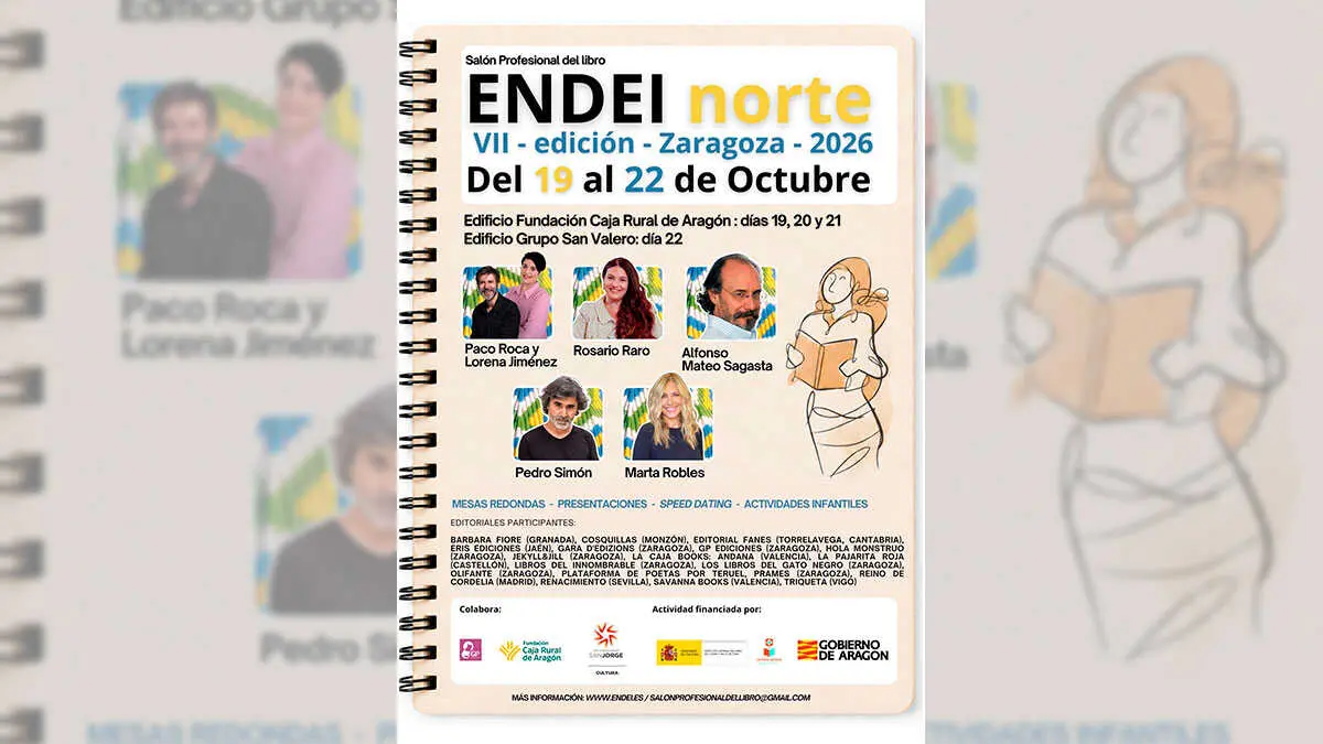 Zaragoza acogerá cuatro días de encuentros y actividades en torno al libro
