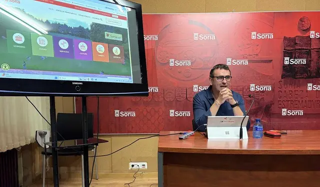 Soria presenta una web municipal adaptada a móviles y tabletas