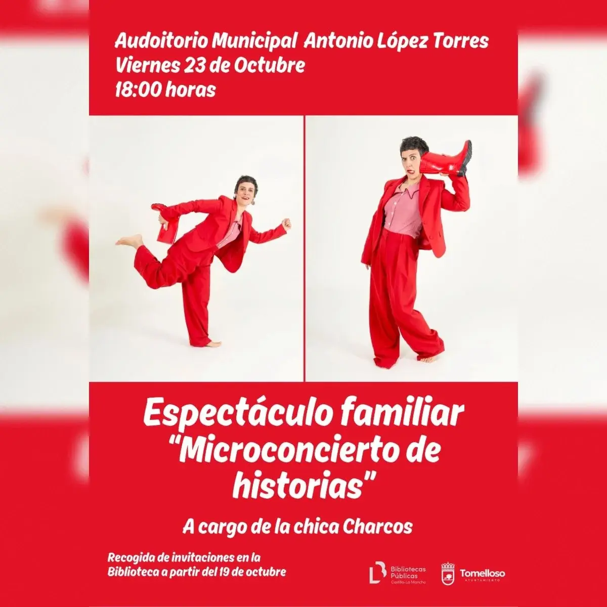 La Chica Charcos llevará sus historias musicales al Auditorio López Torres