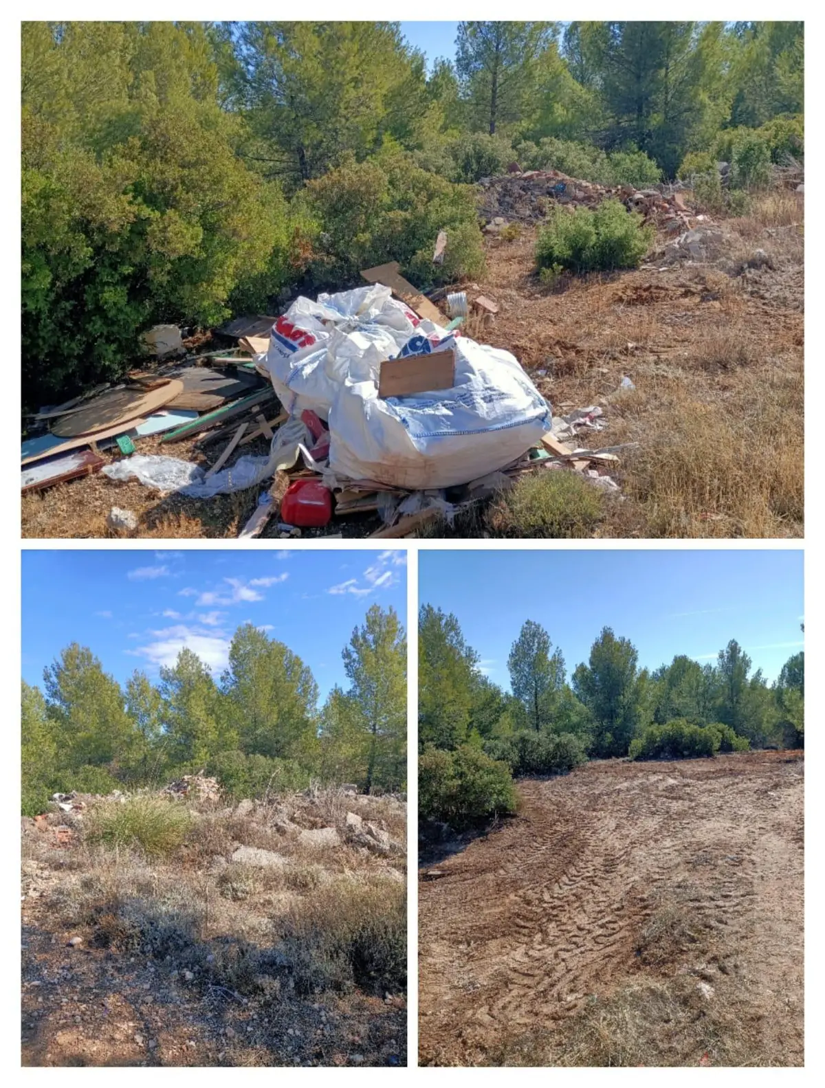 Noblejas finaliza una limpieza de sus parajes con más de 60 toneladas retiradas
