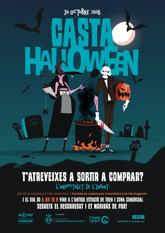 CastaHalloween saldrá de la antigua estación de l'Hospitalet de l'Infant