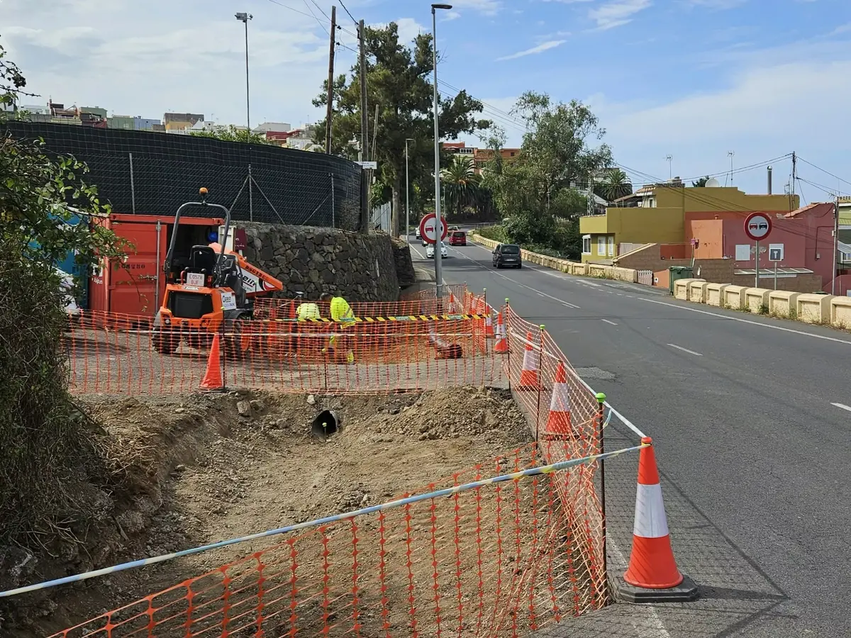 Destinan 1,5 millones a reparar dos vías afectadas por la borrasca en La Orotava