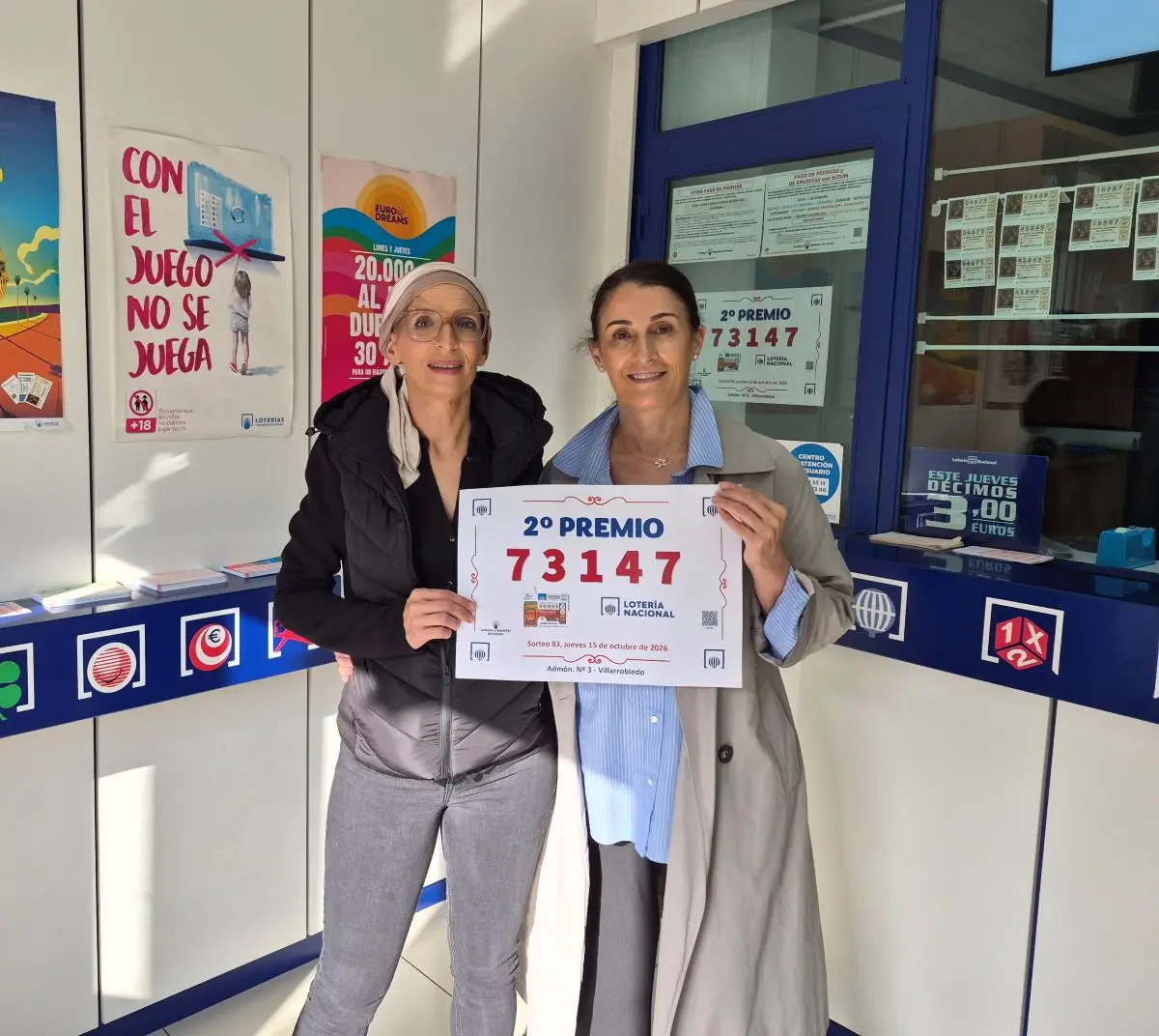 Un premio de la Lotería Nacional deja dinero en Villarrobledo