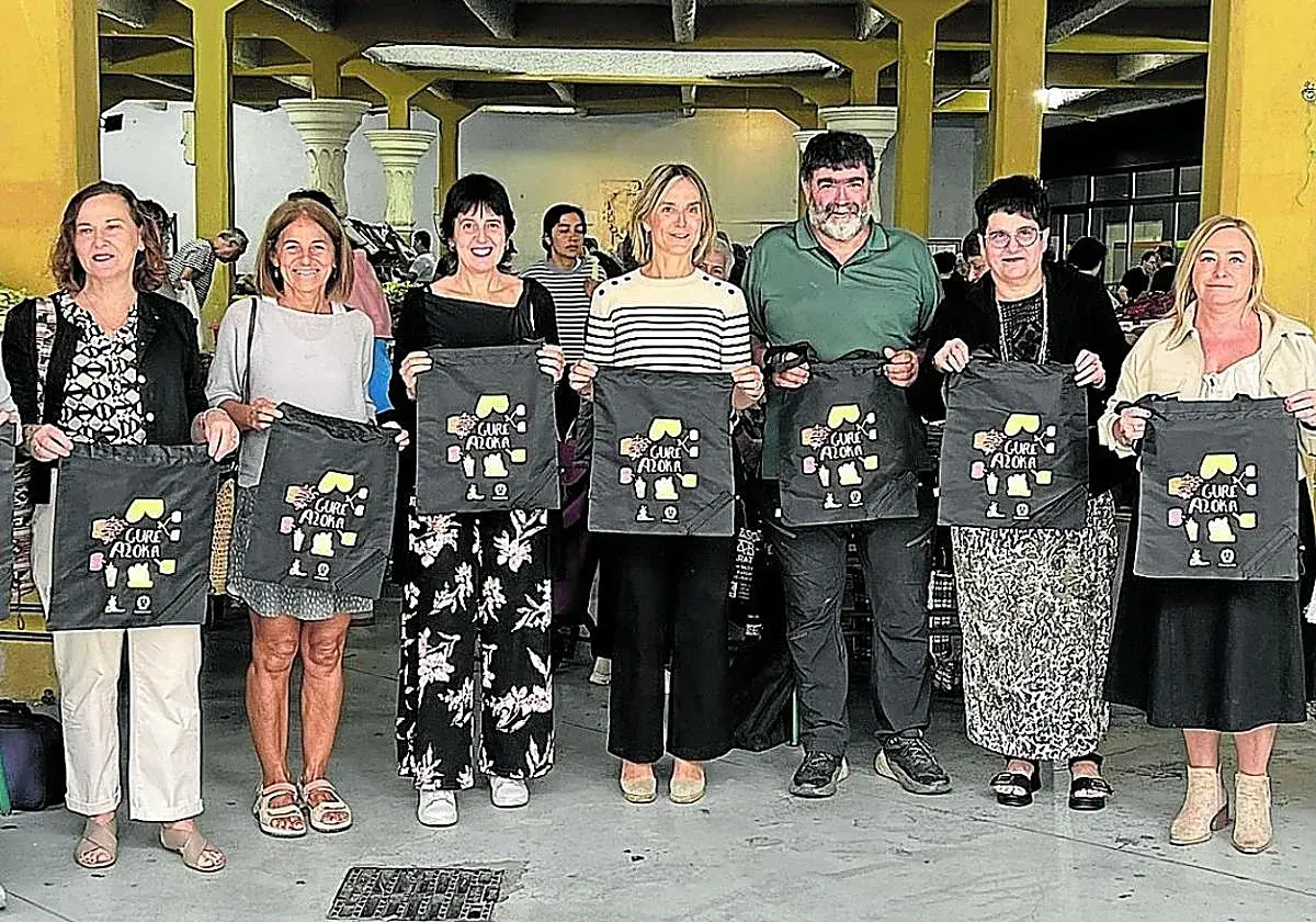 El mercado de Beasain acerca la alimentación saludable a las nuevas generaciones