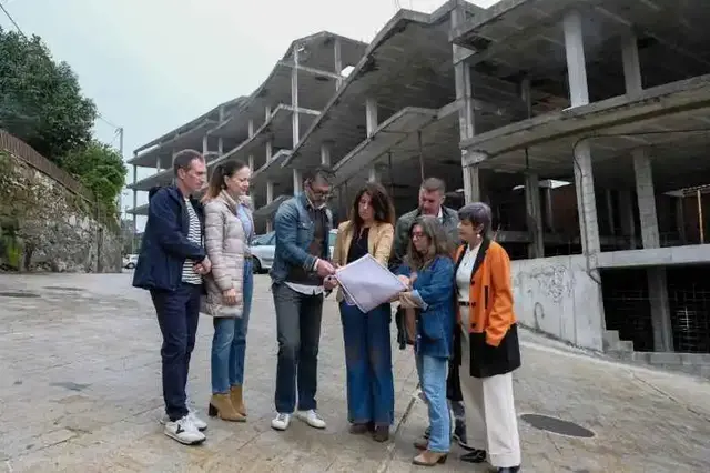 Porto do Son prevé comprar el edificio inacabado de Outeiro para crear vivienda social