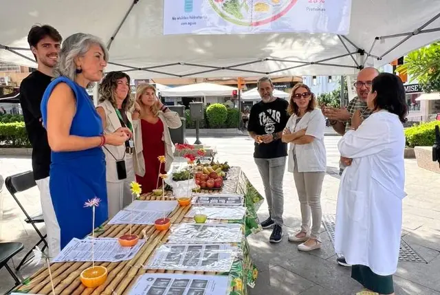 Una jornada en la plaza de Austria pone el foco en la alimentación saludable