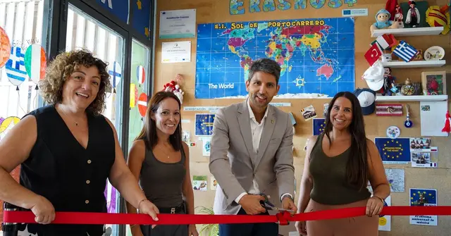 Dos centros de El Ejido acercan Europa a la primera infancia con el Erasmus Day
