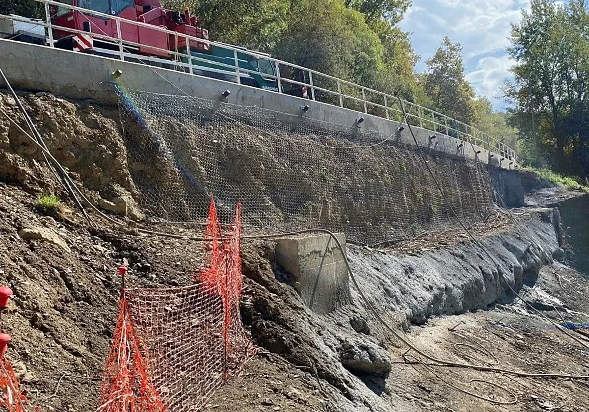 Vuelve a abrir el acceso a Illunbe desde Amara tras asegurar la ladera