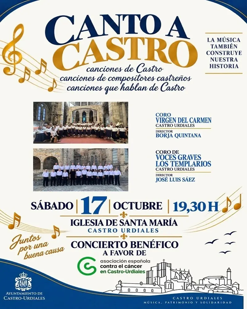 Un concierto en Castro-Urdiales recaudará fondos para la AECC