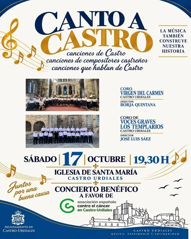 Un concierto en Castro-Urdiales recaudará fondos para la AECC