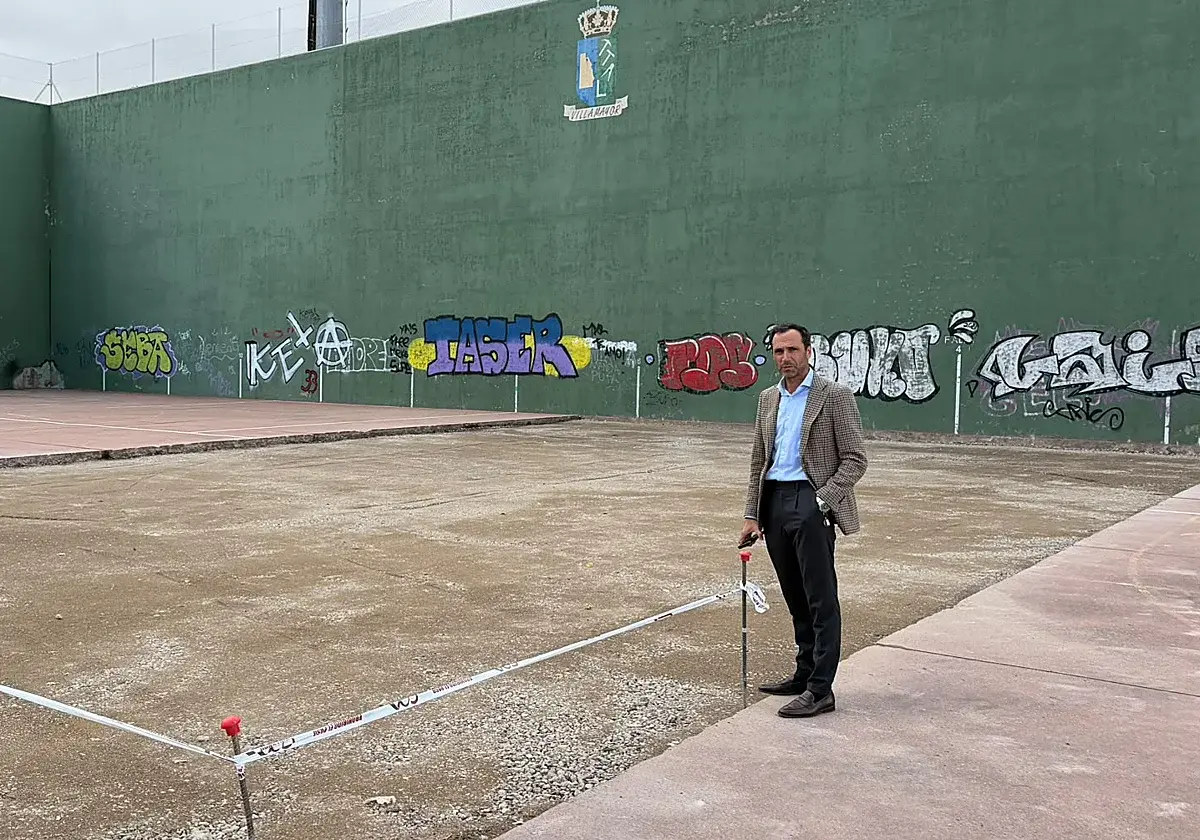 Villamayor destina 48.053 euros a mejorar el suelo de su frontón
