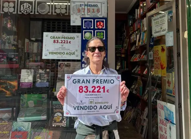 Un boleto de la Bonoloto logra más de 83.000 euros en Yecla