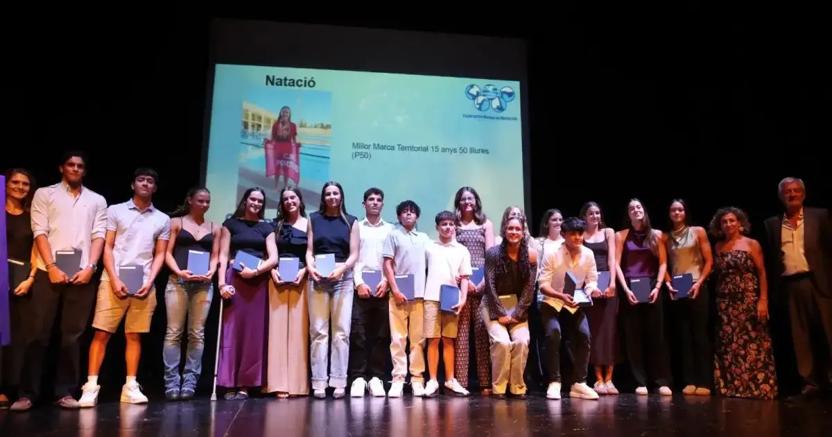 Santa Maria acoge la gala de premios de la natación balear