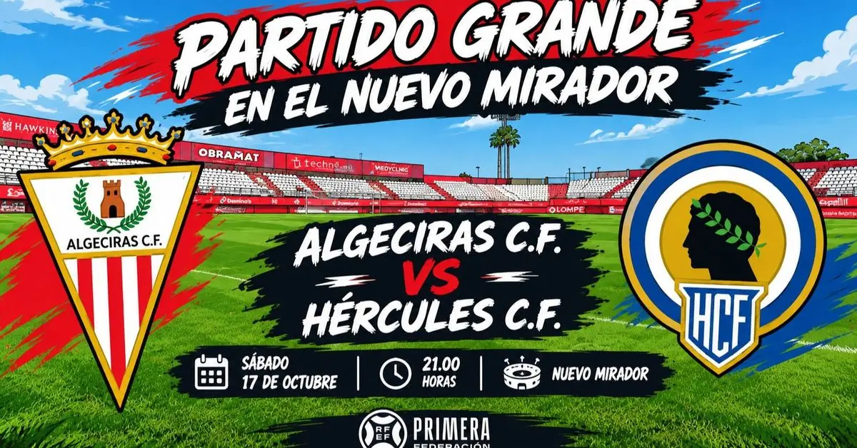 El Algeciras y el Hércules se miden en un duelo de Primera Federación