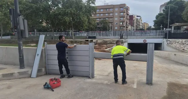 Aldaia prepara el barranco de la Saleta ante las lluvias previstas