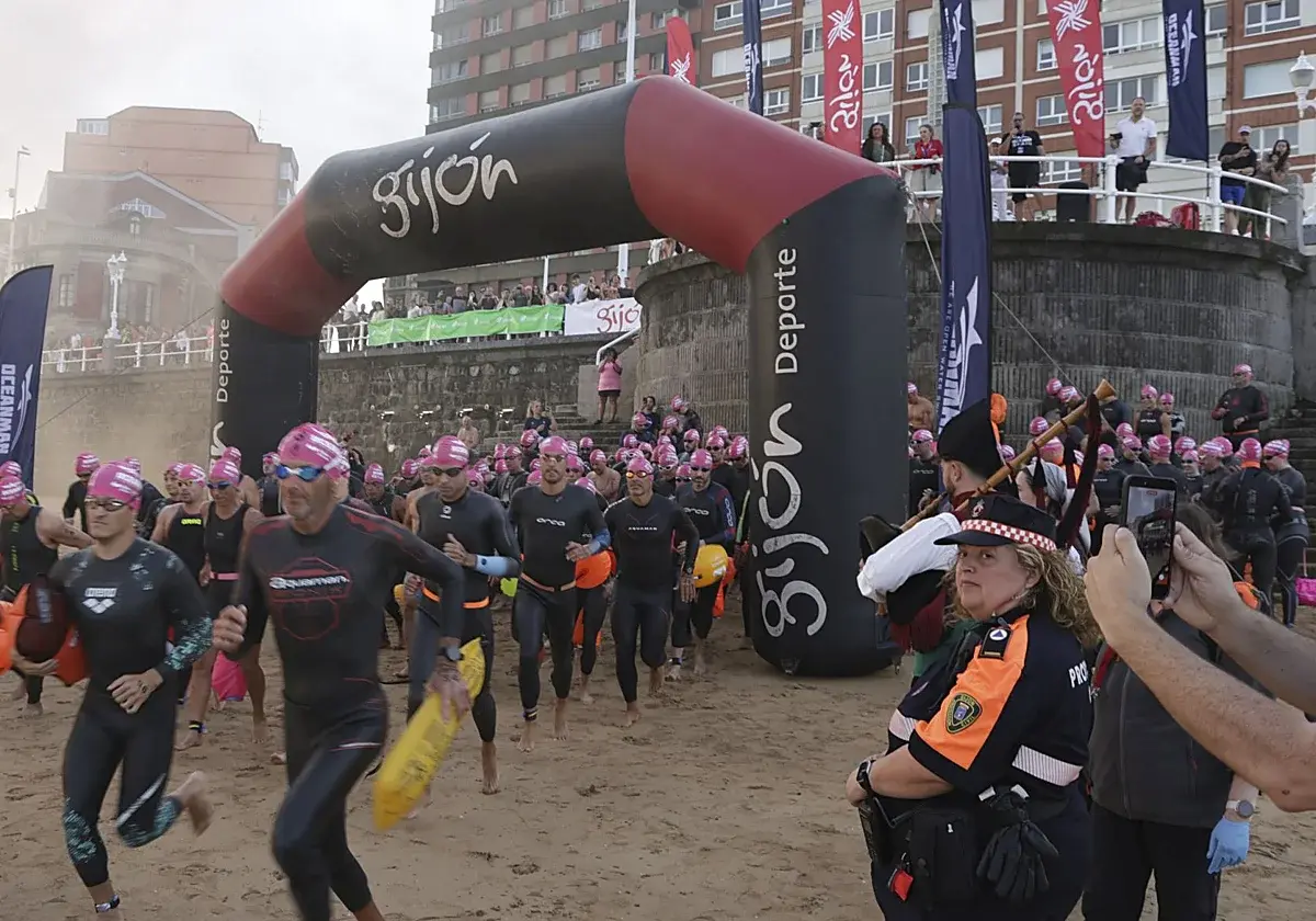 Oceanman reúne en Gijón a visitantes de 32 países y deja más de 277.000 euros de gasto turístico
