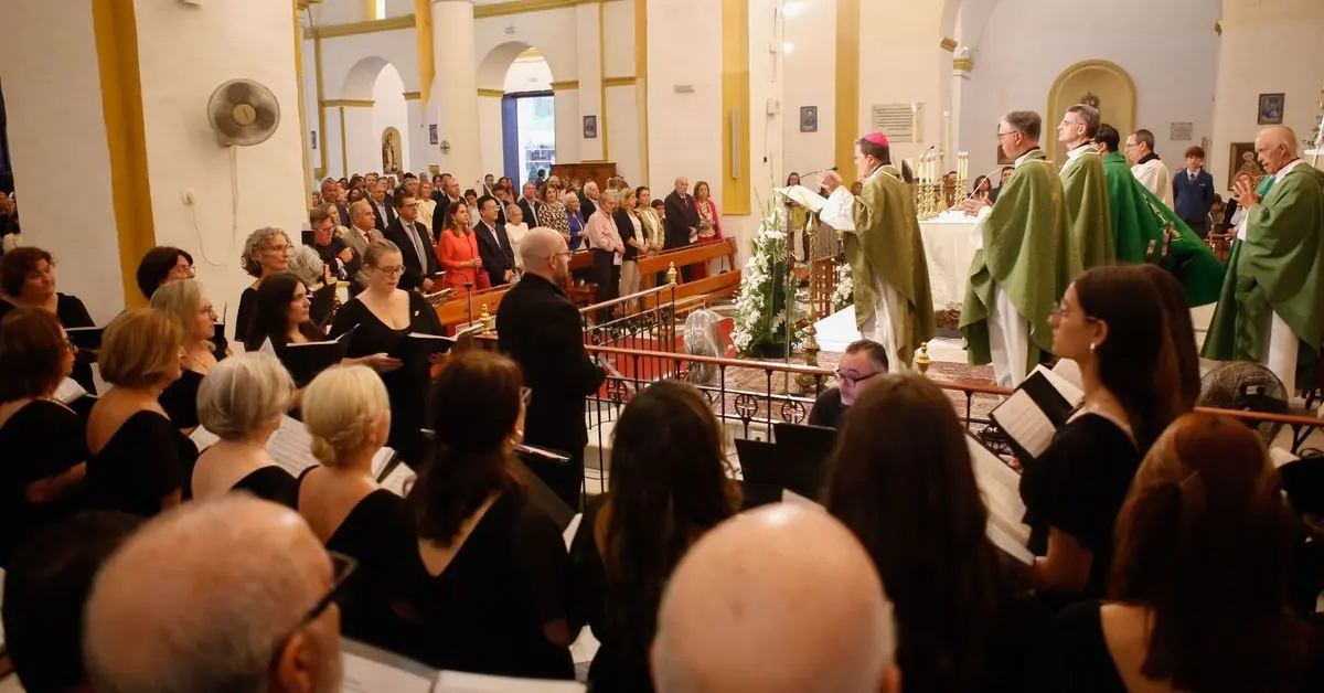 Puertoblanco Montecalpe conmemora su medio siglo con una misa de acción de gracias